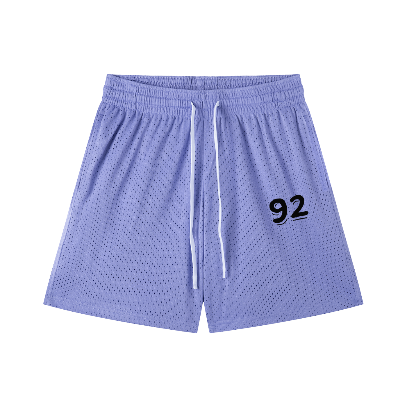 Mesh Drawstring Shorts