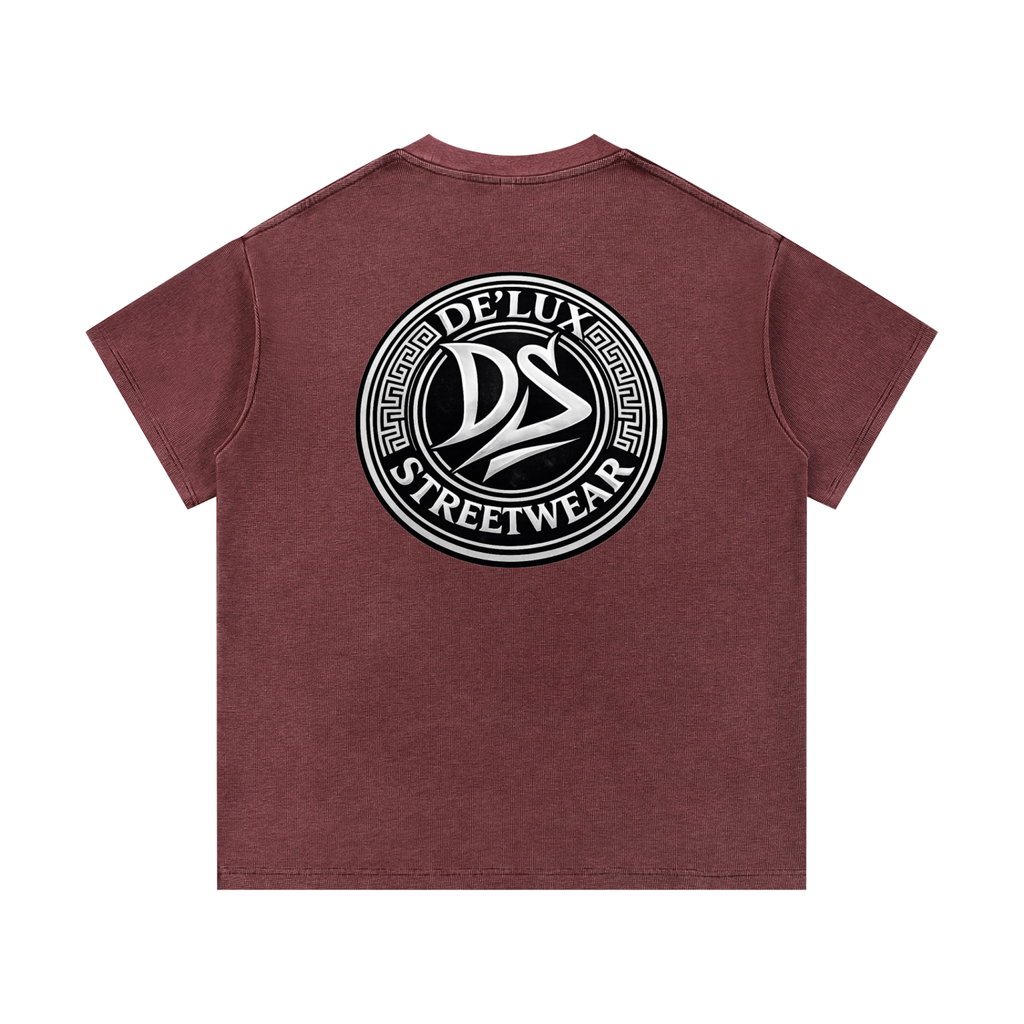 Mineral Wash Waffle Knit T-Shirt