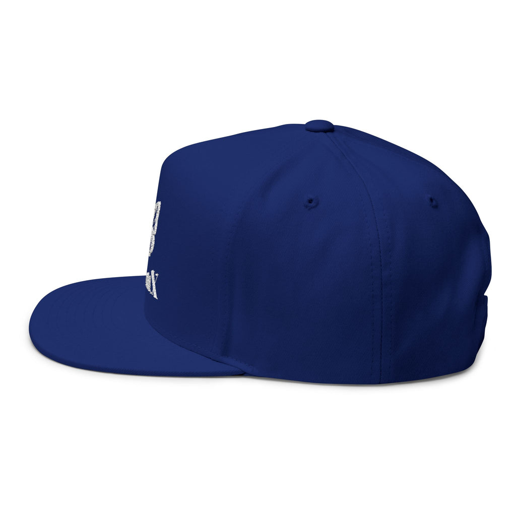DeLuX Women Embroidered Butterfly Rhinestone Flat Bill Cap — Luxe 'Bee Lux' Snapback