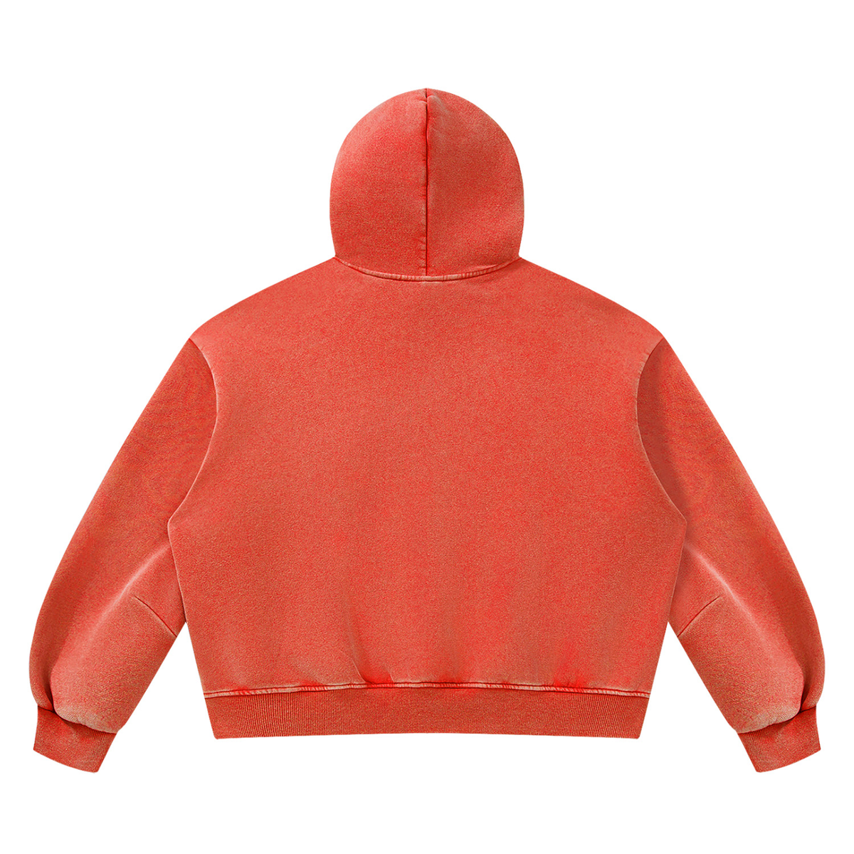 DeLuX  Vintage Wash Boxy Fleece Hoodie