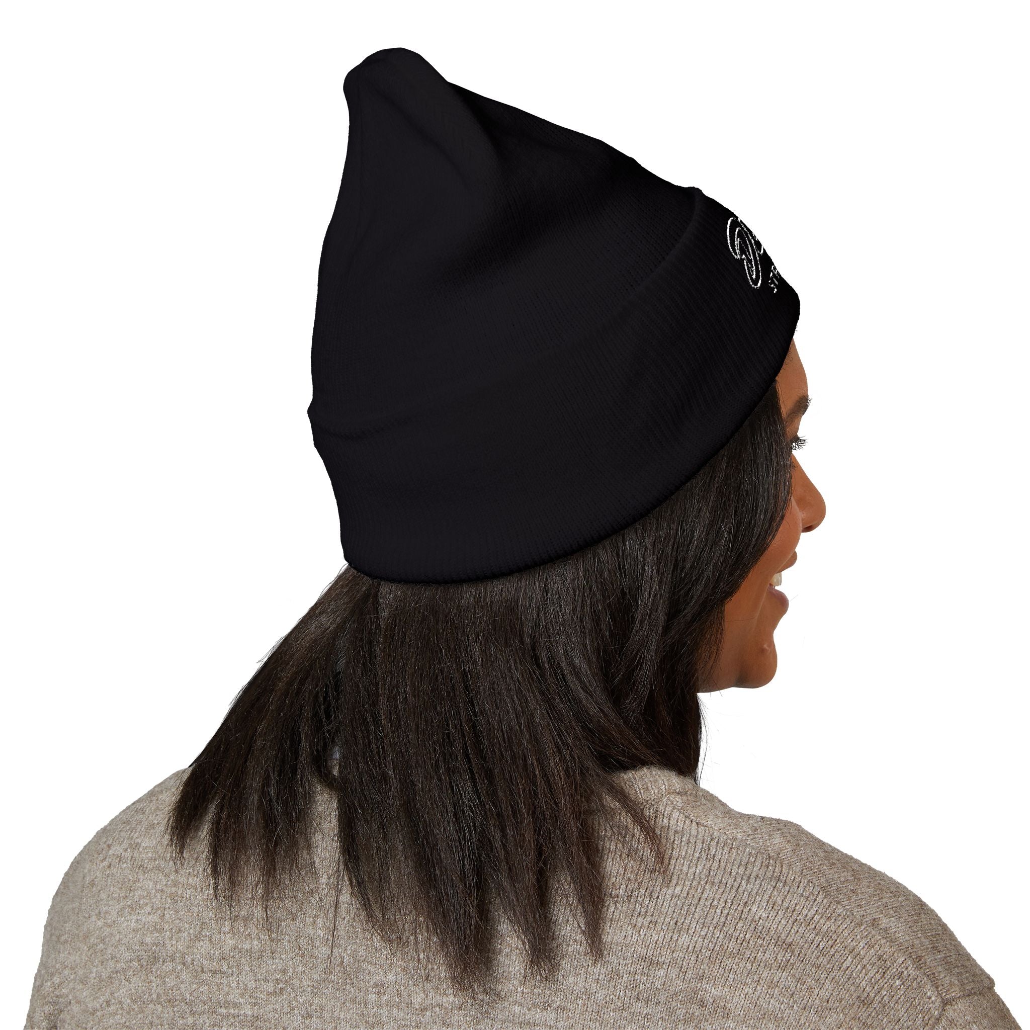 Delux Streetwear Embroidered Cuffed Beanie — Bold Knit Hat