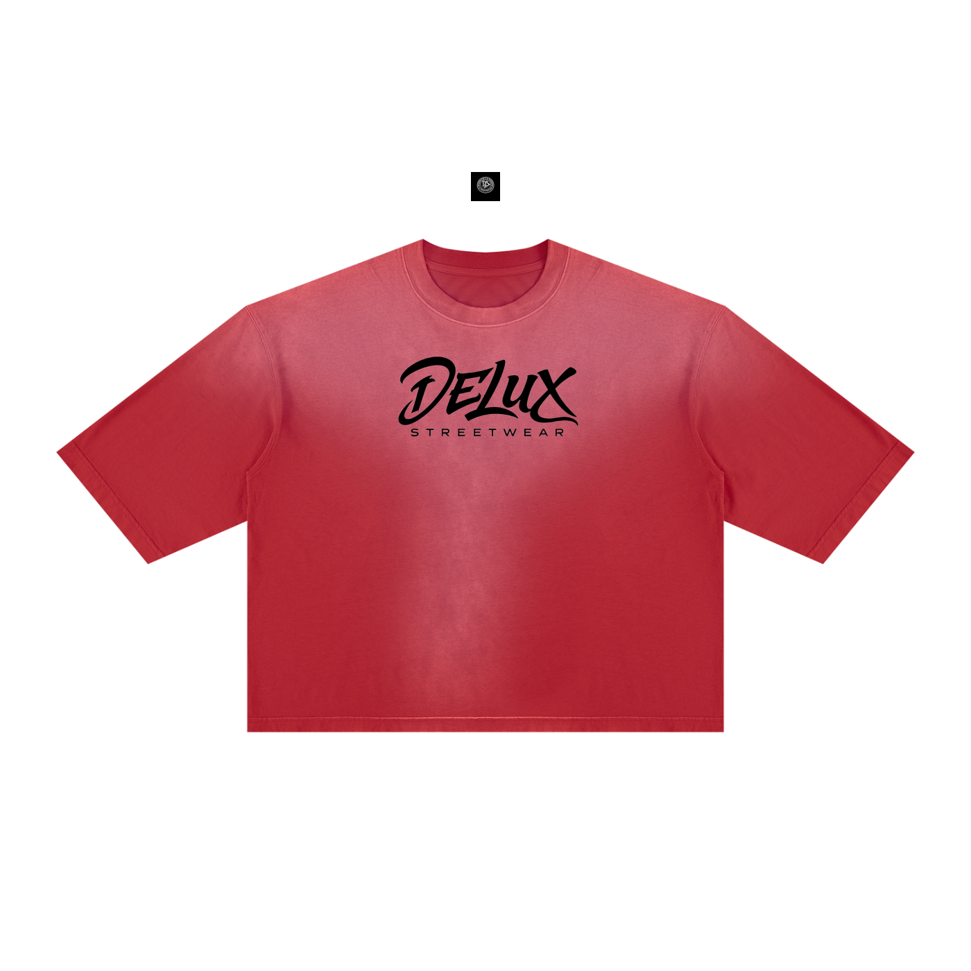 DeLuX Vintage Wash Sunfade Boxy T-Shirt