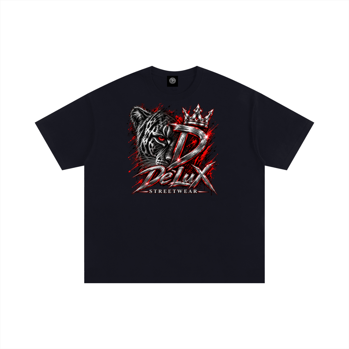 DeLuX Big/Tall Oversized Cotton T-Shirt