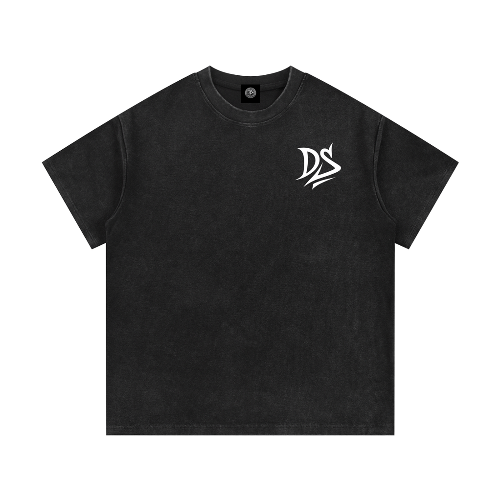 Mineral Wash Waffle Knit T-Shirt