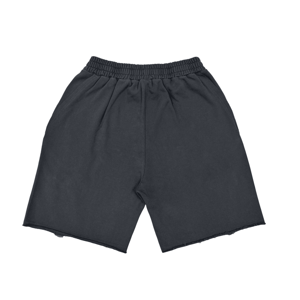 Vintage Washed Panther Stripes Short Pants