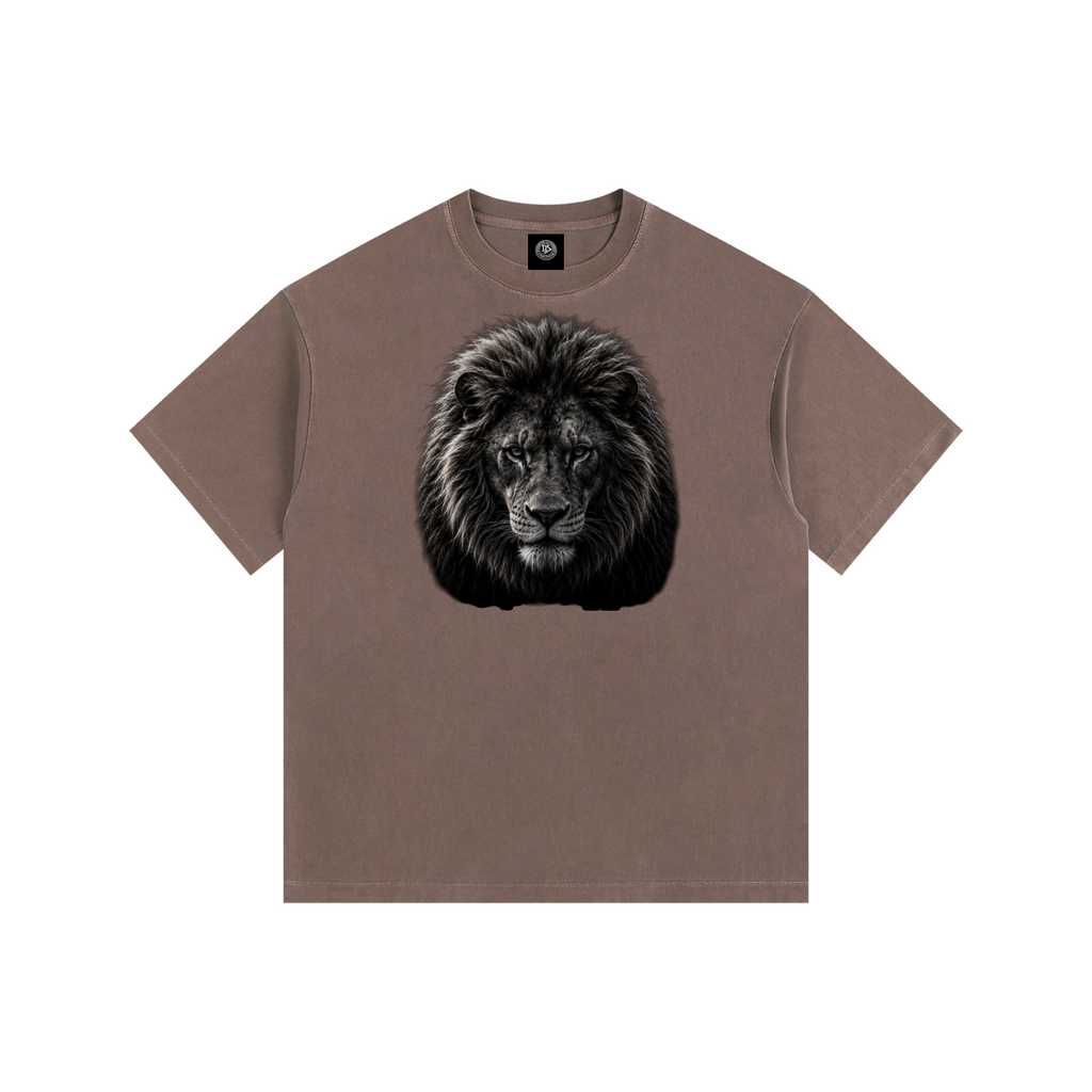 KING II Vintage Washed Oversized Cotton T-Shirt