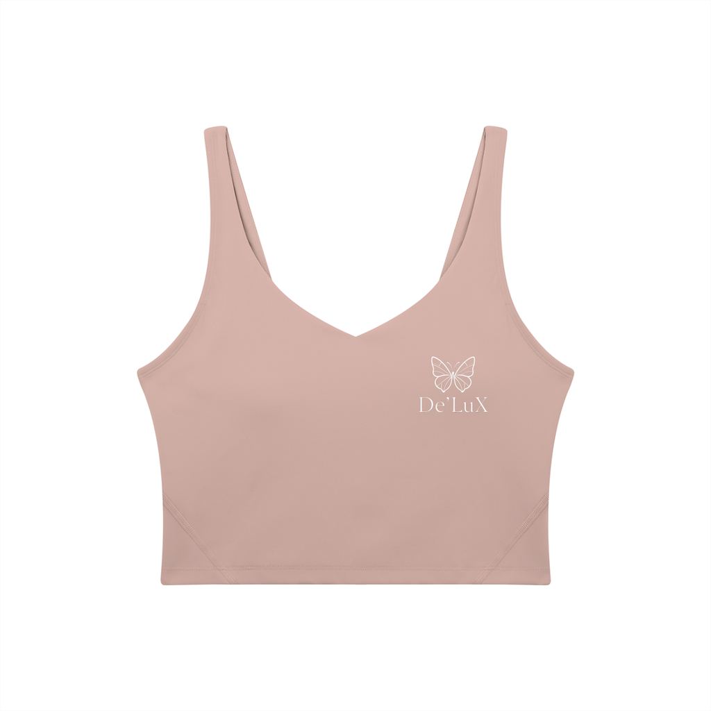 Women's V-Neck Yoga Sports Bra