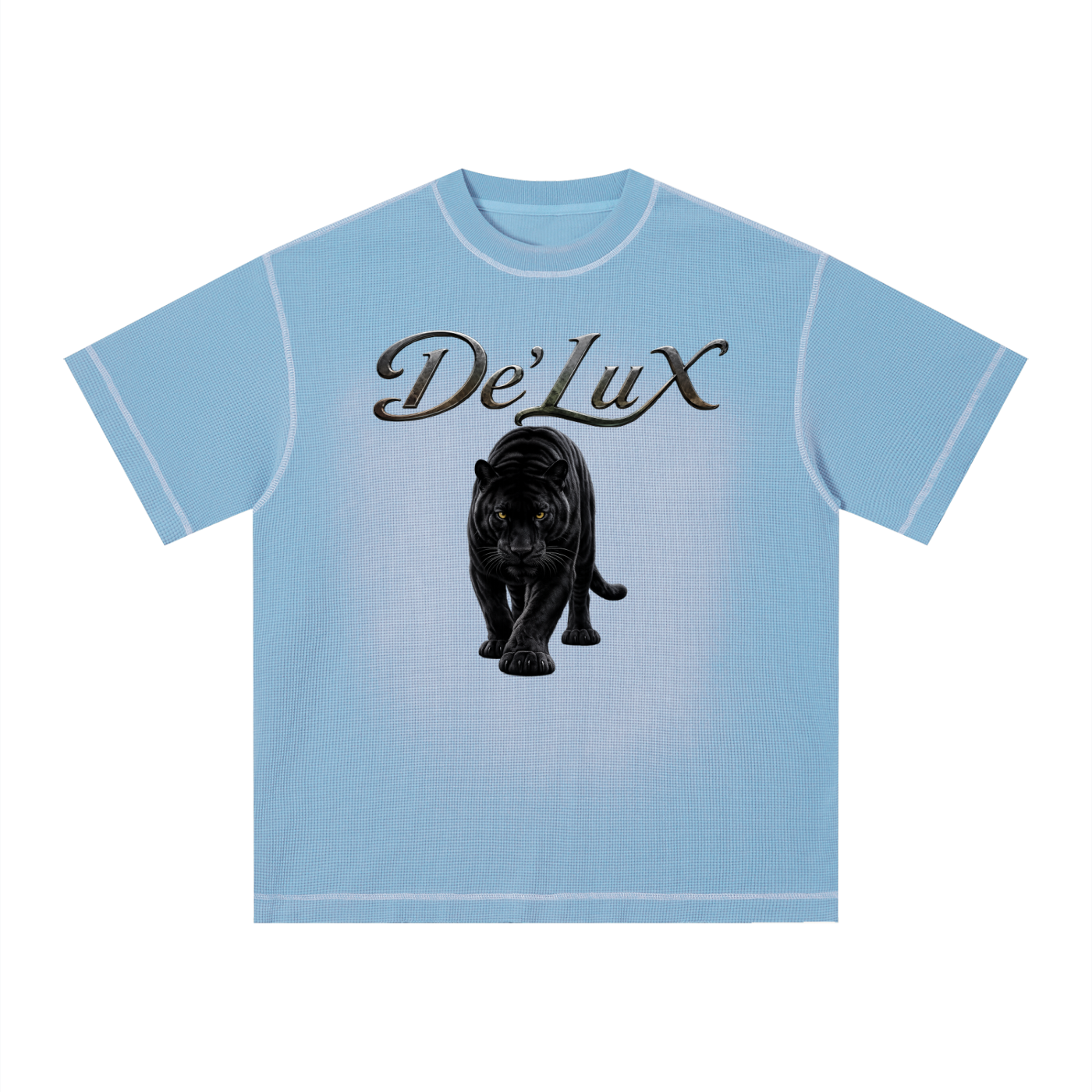 Unisex Sunfade Waffle Boxy T-Shirt