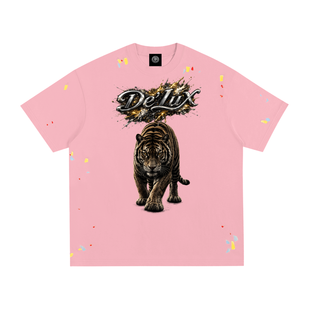Tiger Paint Splatter T-Shirt