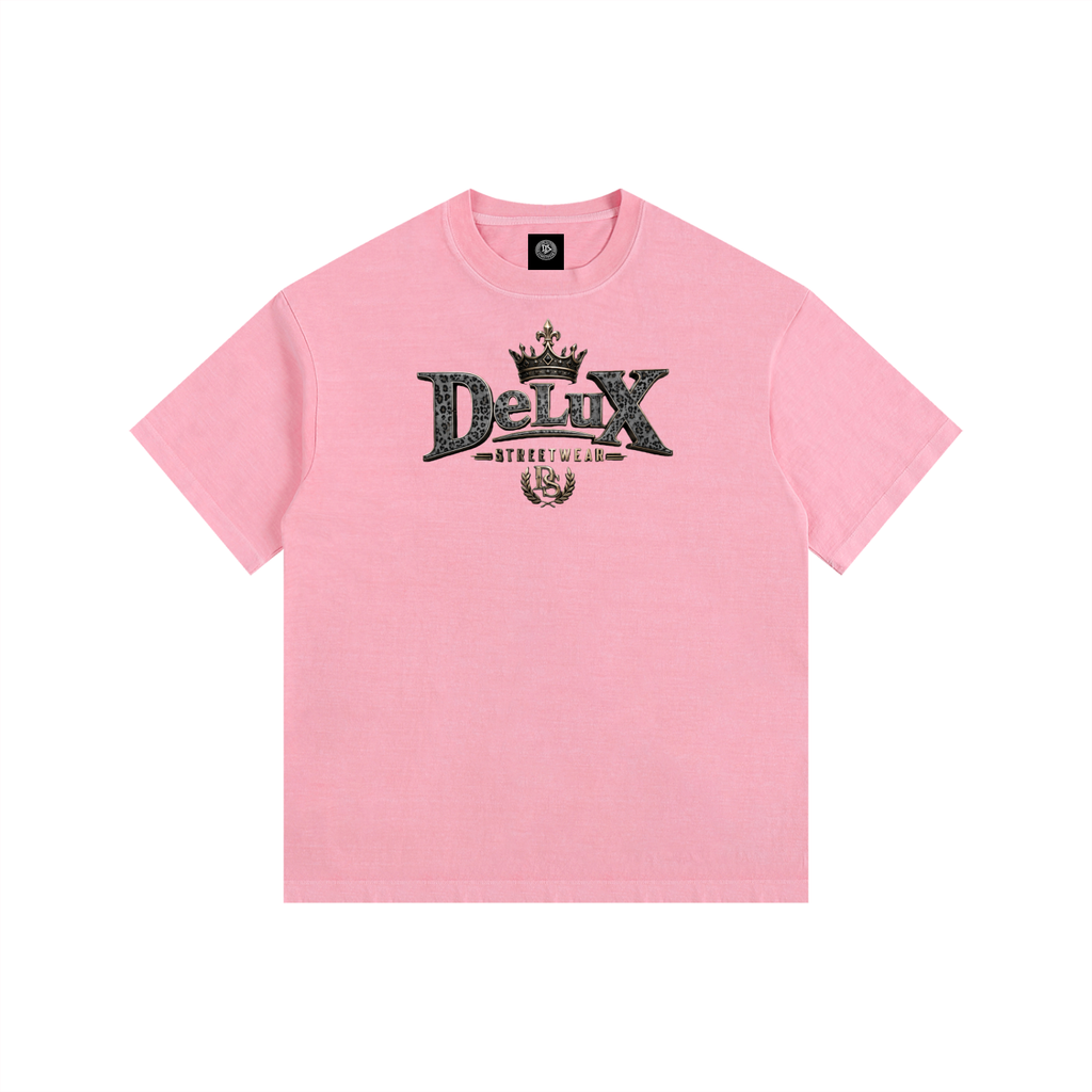DeLuX Vintage Washed Oversized Cotton T-Shirt