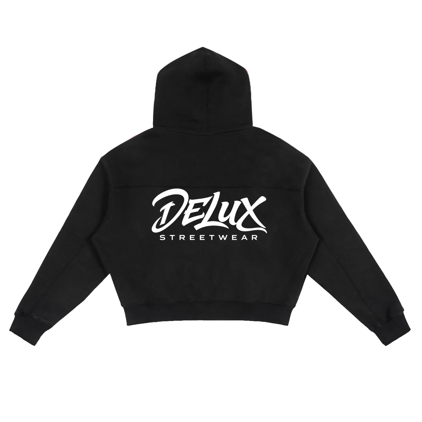 DeLuX Fleece Zip-Up Boxy Hoodie