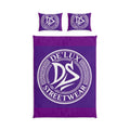 Streetwear Logo Cotton Bed Set — De’Lux DS Purple Duvet Cover