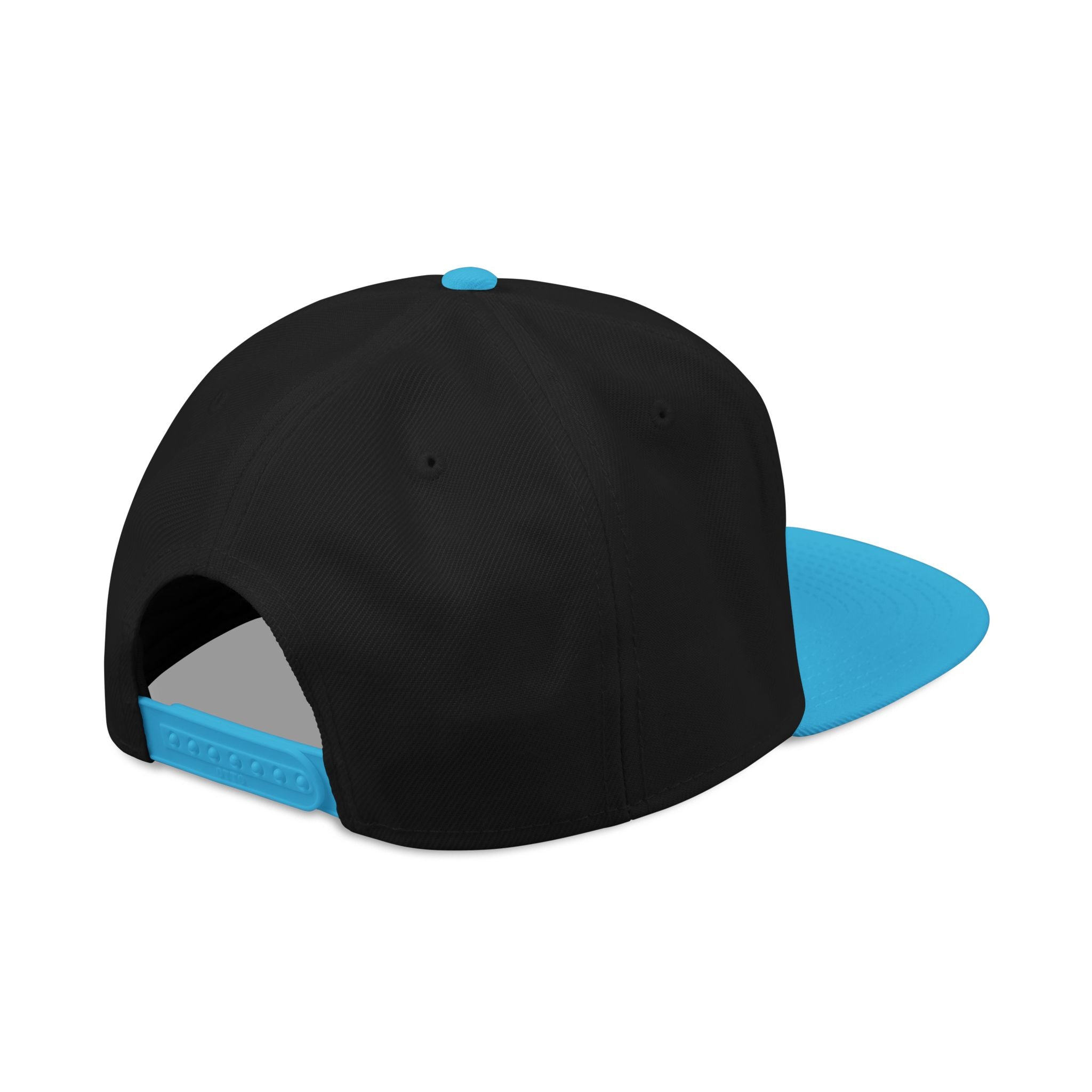 Mens Embroidered 'Delux' Snapback Cap – Streetwear Flat-Brim Hat