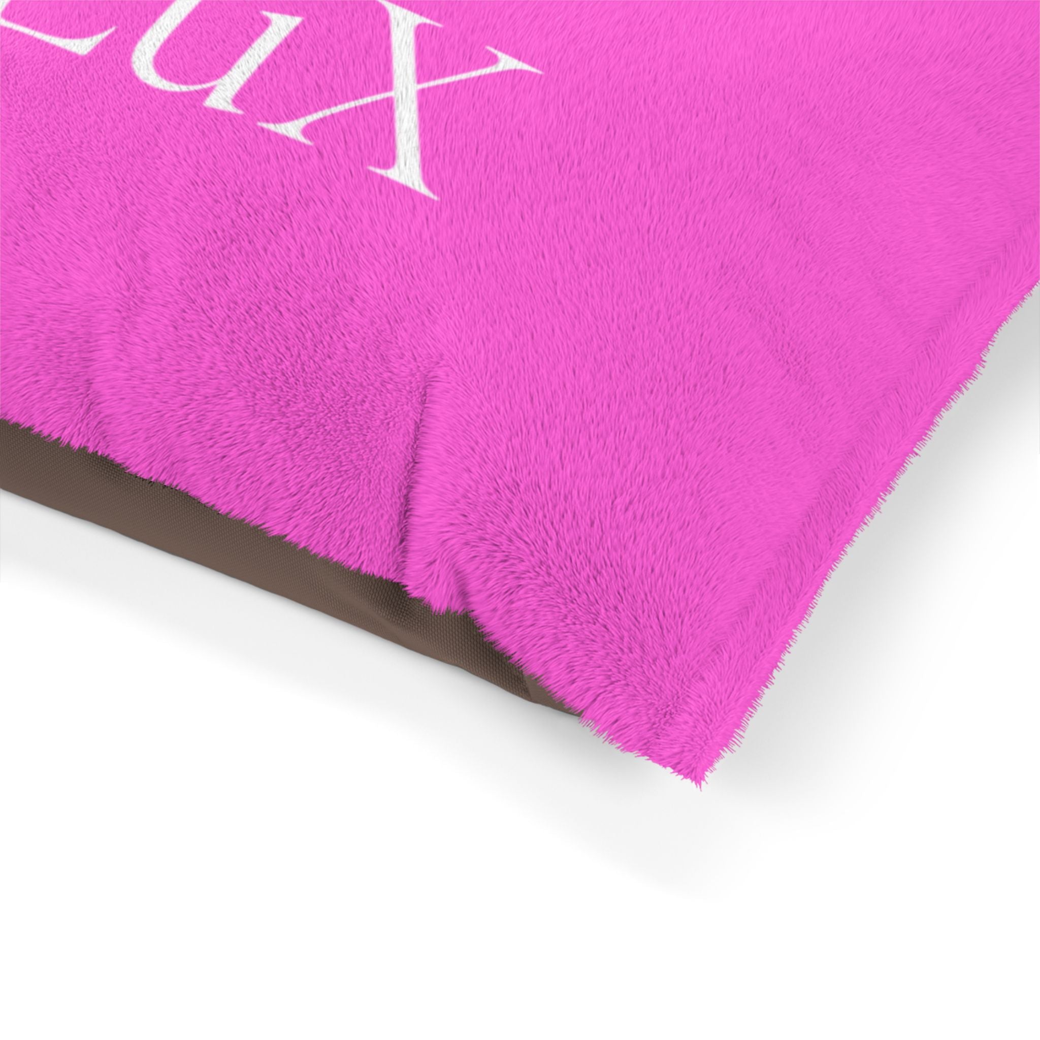 Deluxe Butterfly Pet Bed — Plush Pink Personalized De’Lux