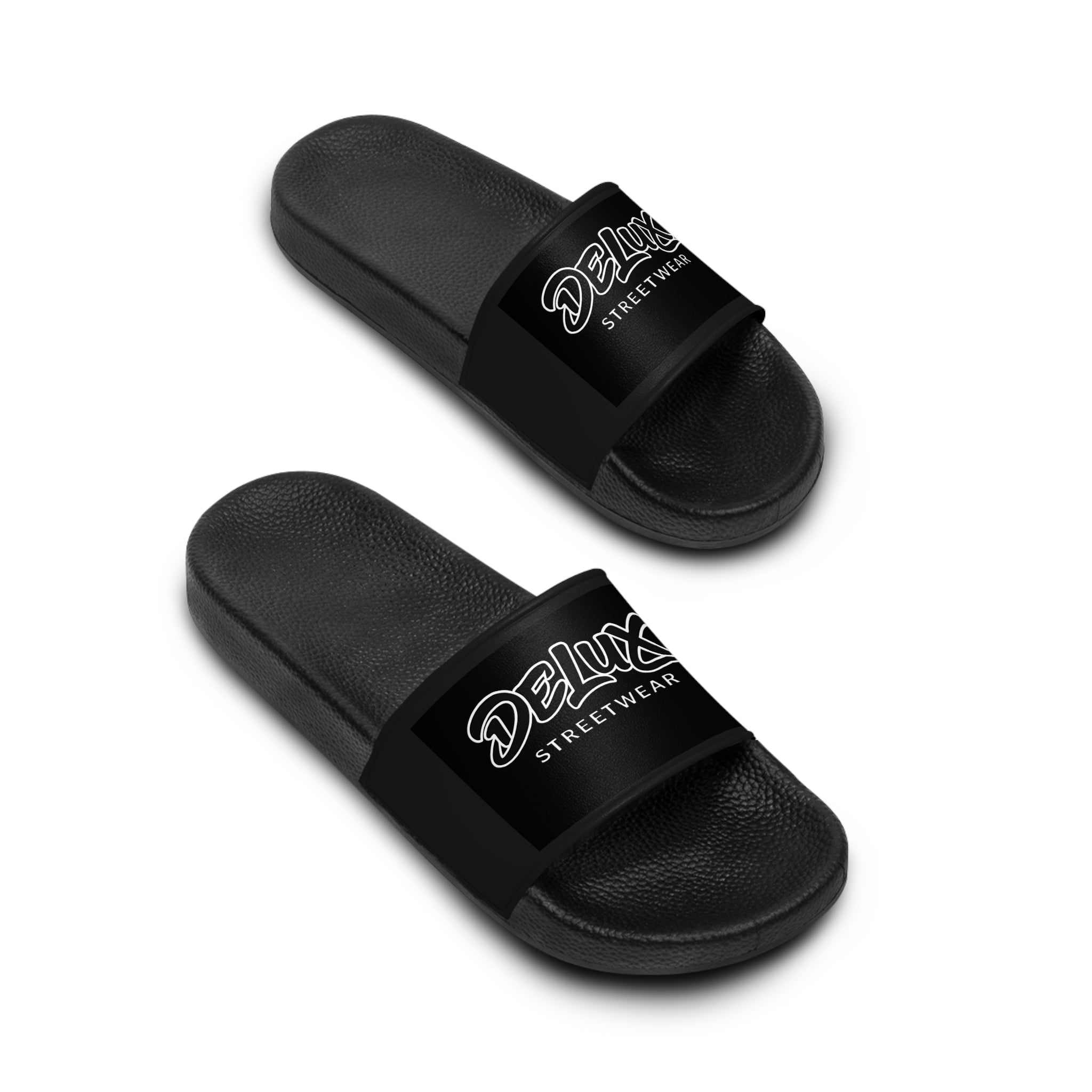Women's Slide Sandals — DELUX Streetwear Logo Pool Slides