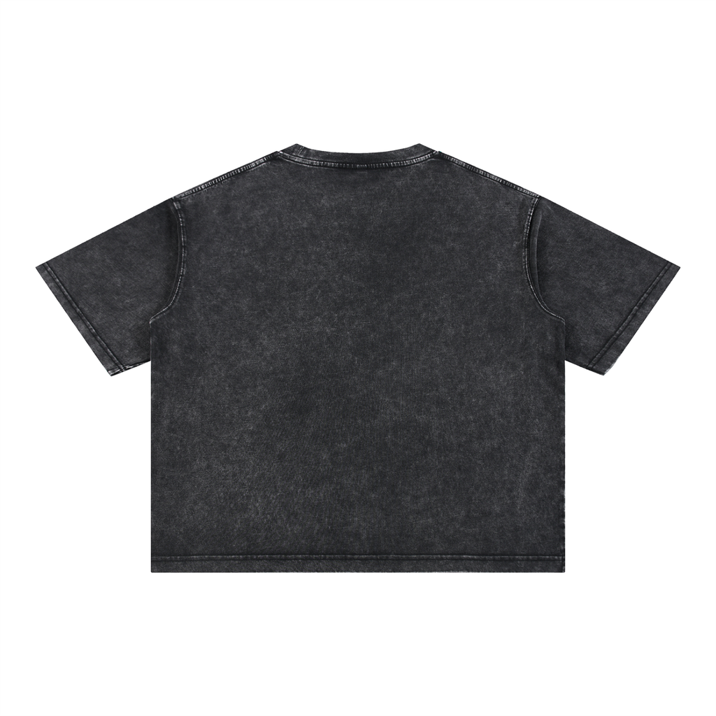 DeLuX Mineral Wash Boxy Cotton T-Shirt
