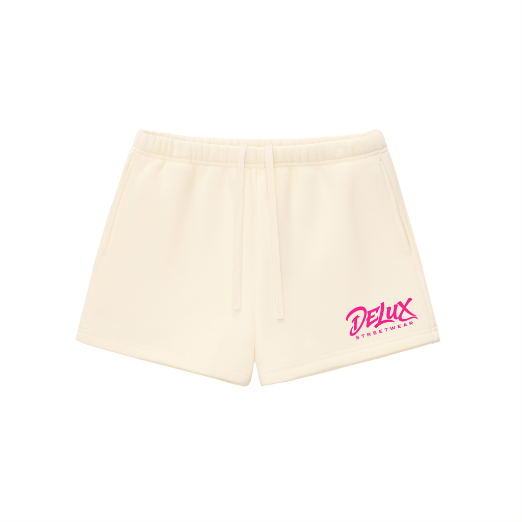 DeLuX Women Fleece Drawstring Sweatshorts