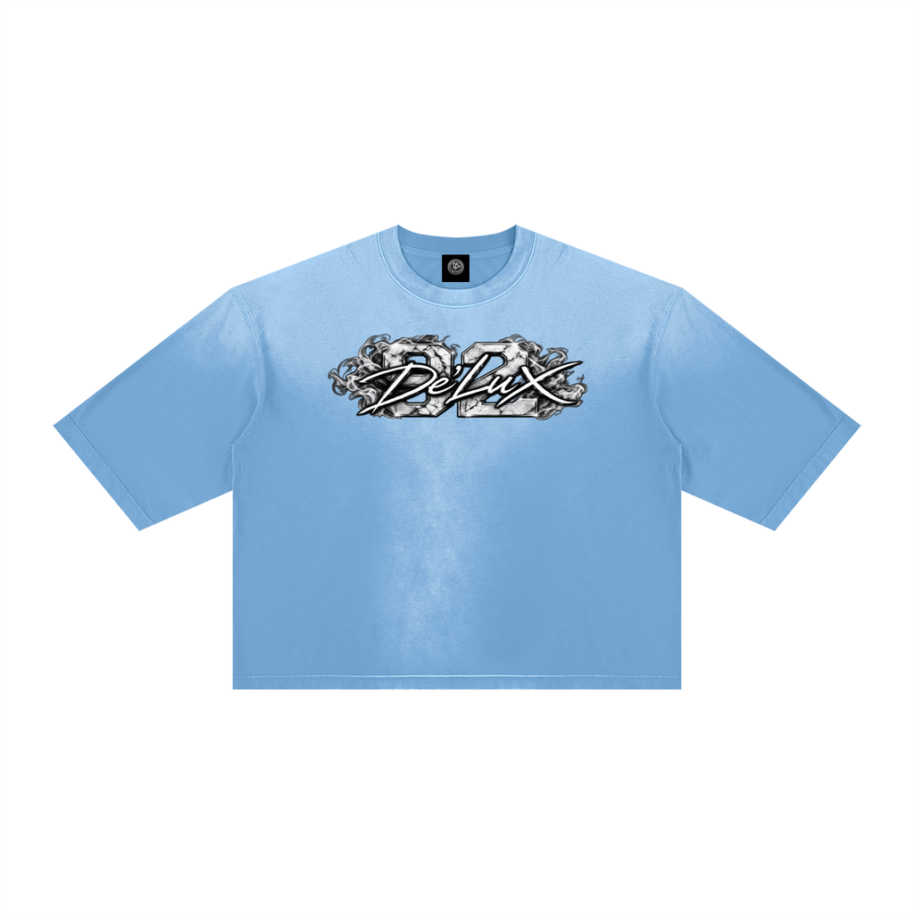 DeLuX Vintage Wash Sunfade Boxy T-Shirt