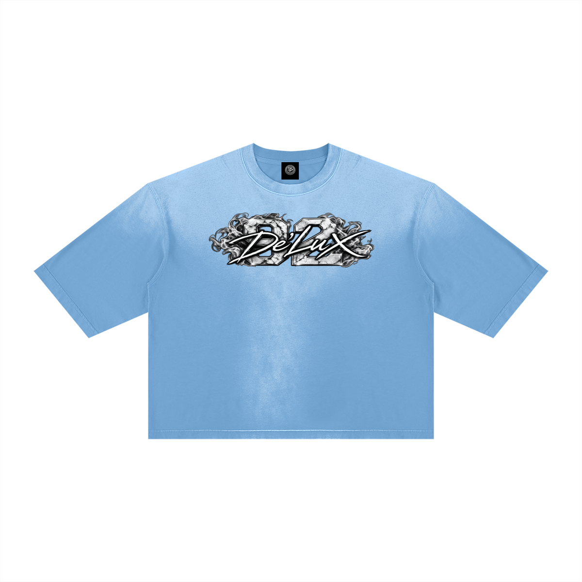 DeLuX Vintage Wash Sunfade Boxy T-Shirt