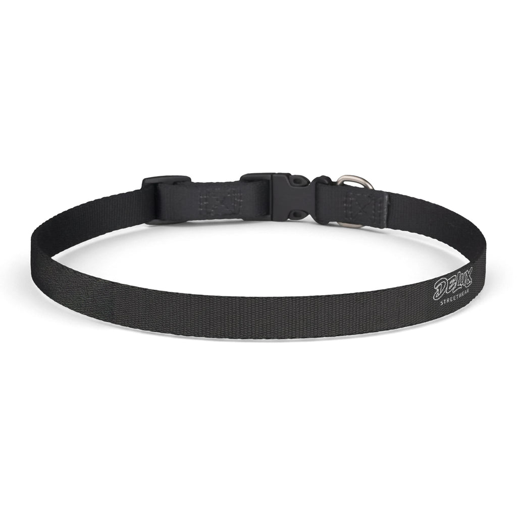 DeLUX Clip-on Pet Collar — Adjustable Quick-Release Dog & Cat Collar