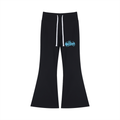 DeLuX Women's Drawstring Flared Leg Pants
