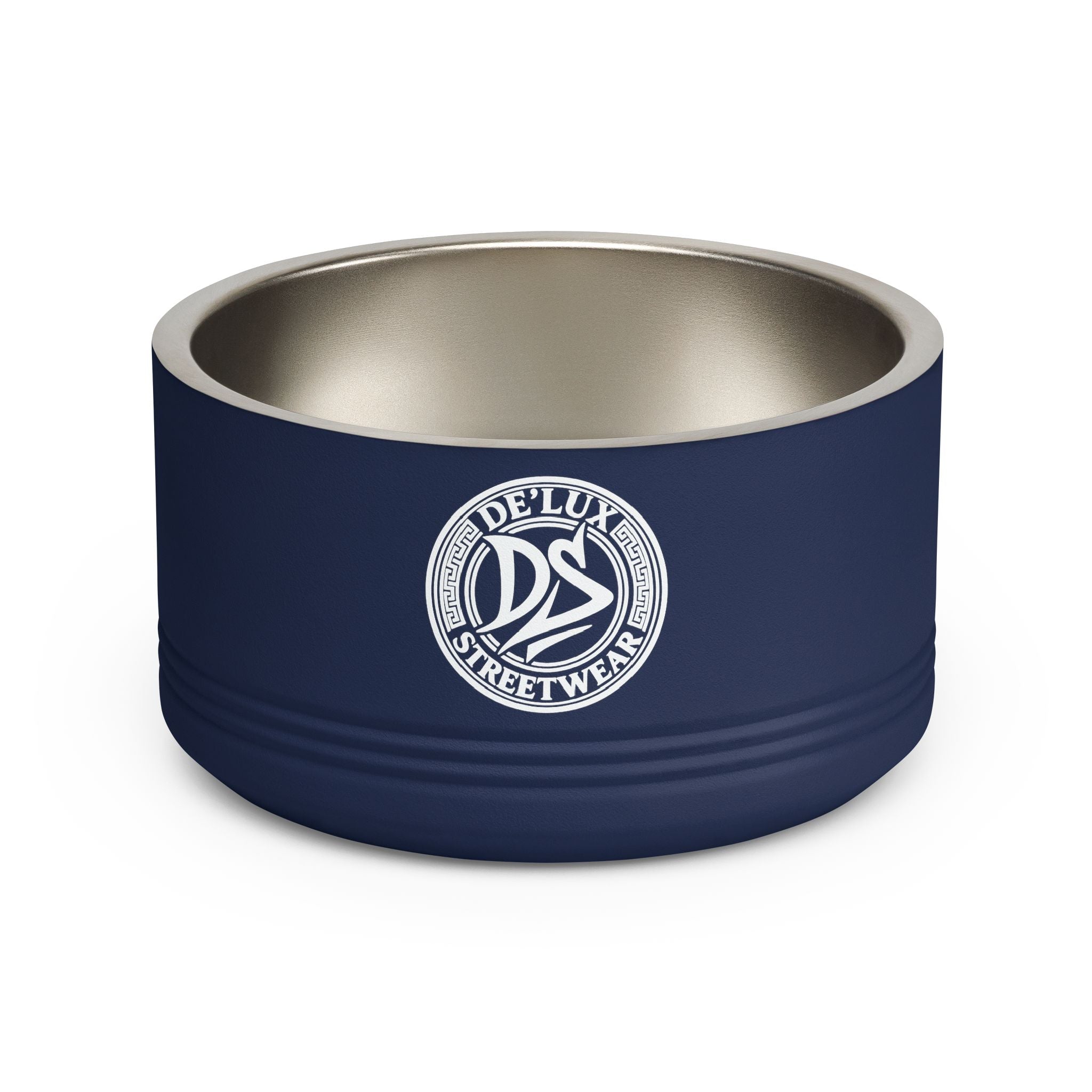 Ceramic-Style Stainless Pet Bowl — 18oz Modern Dog & Cat Feeder