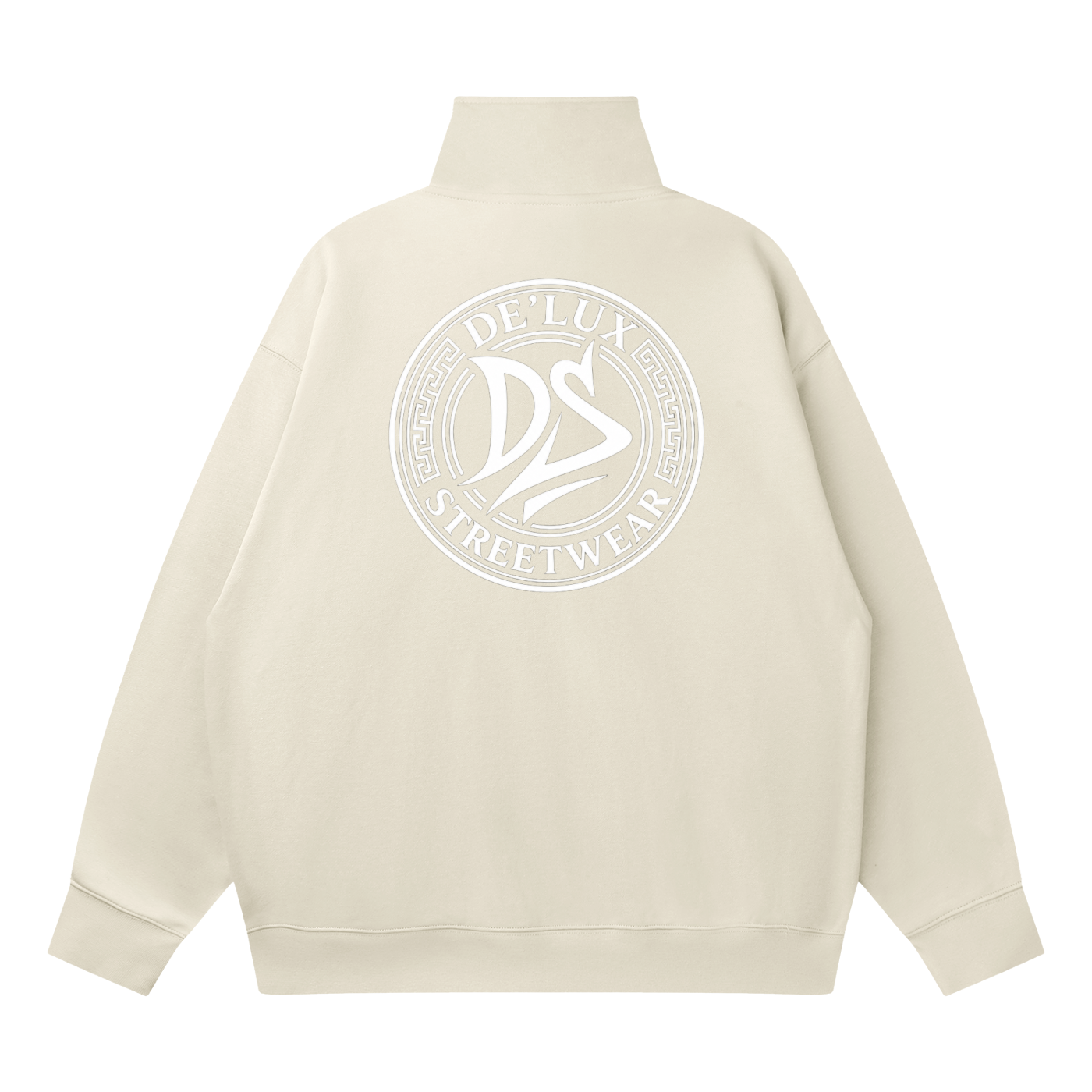 DeLuX Quarter-Zip Drop Shoulder Sweatshirt