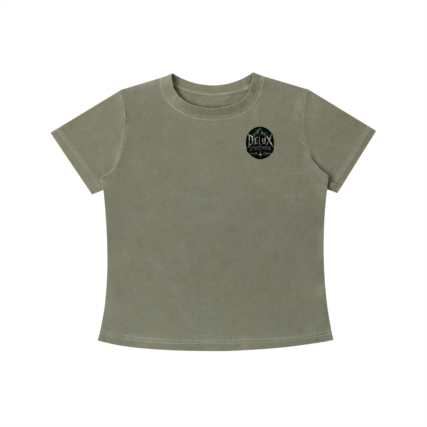 DeLuX Vintage Wash Slim Fit T-shirt