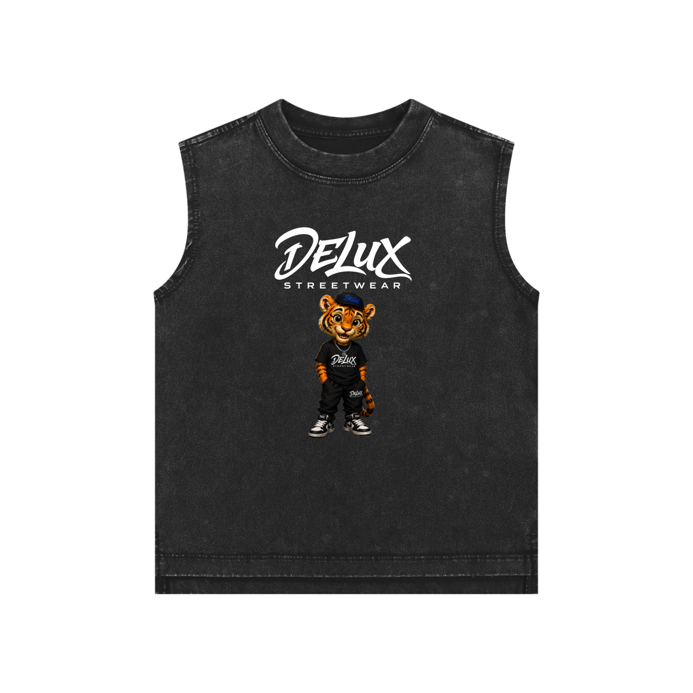 DeLuX Cartoon Snow Washed Kids' Tank Top