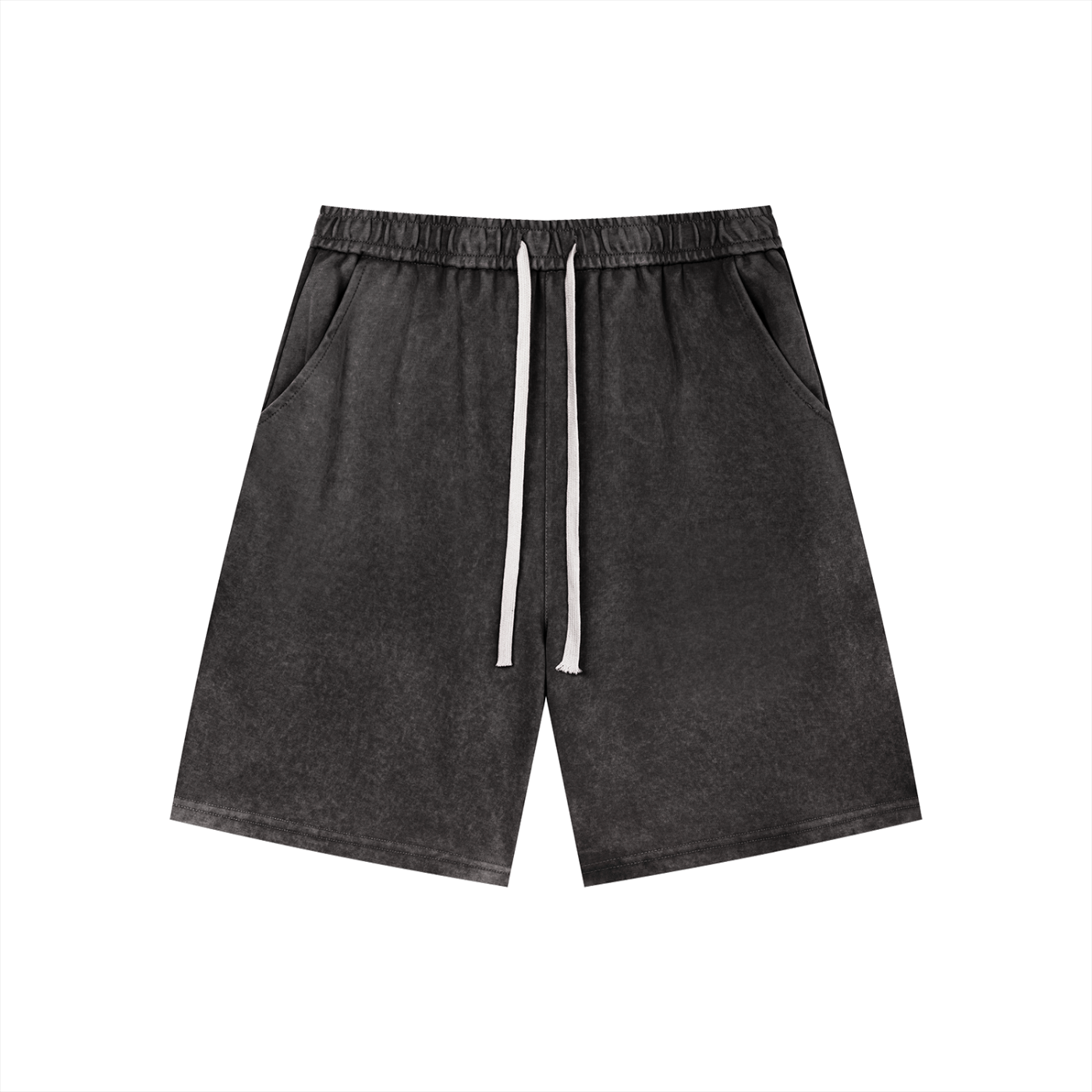 DeLuX Men’s Vintage Wash Drawstring Shorts