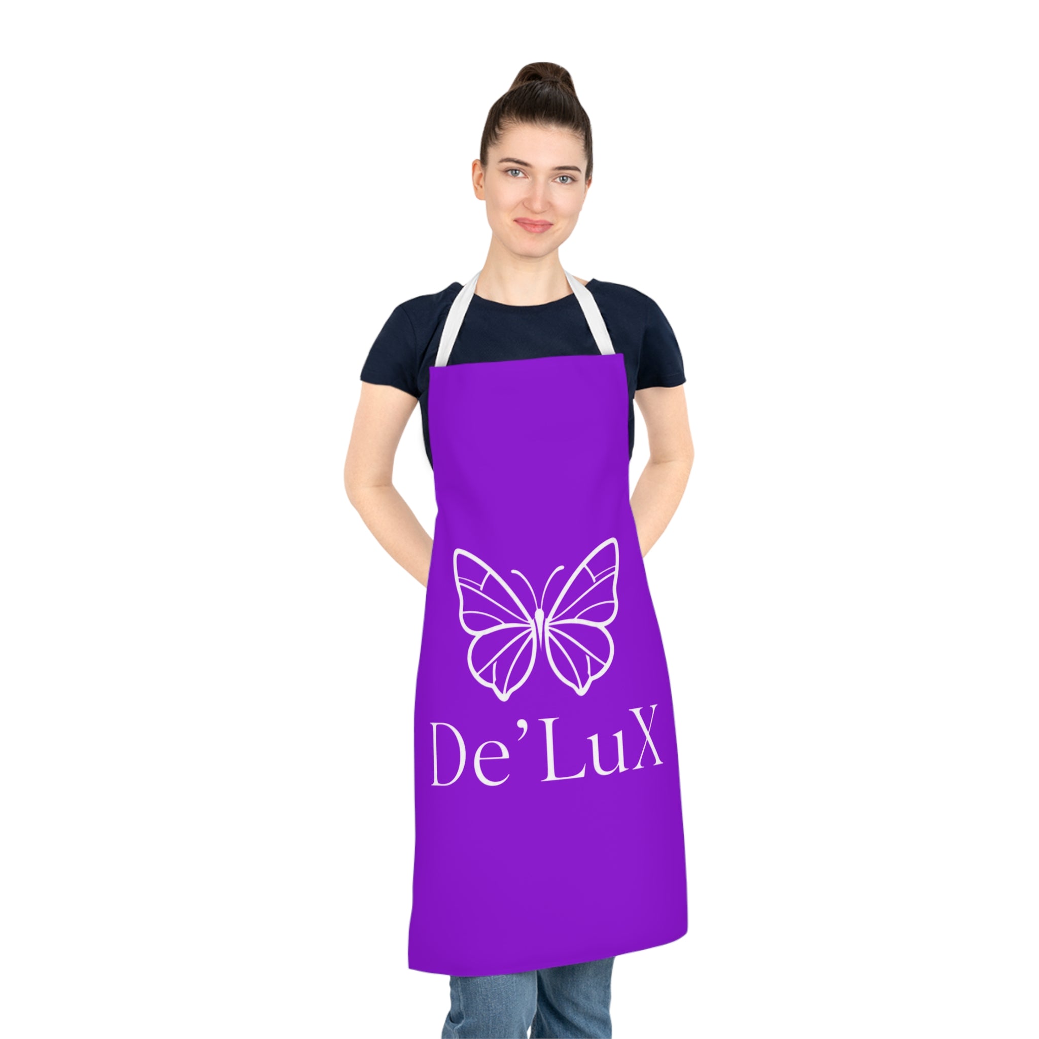 Butterfly De’LuX Apron – Purple Designer Kitchen Apron