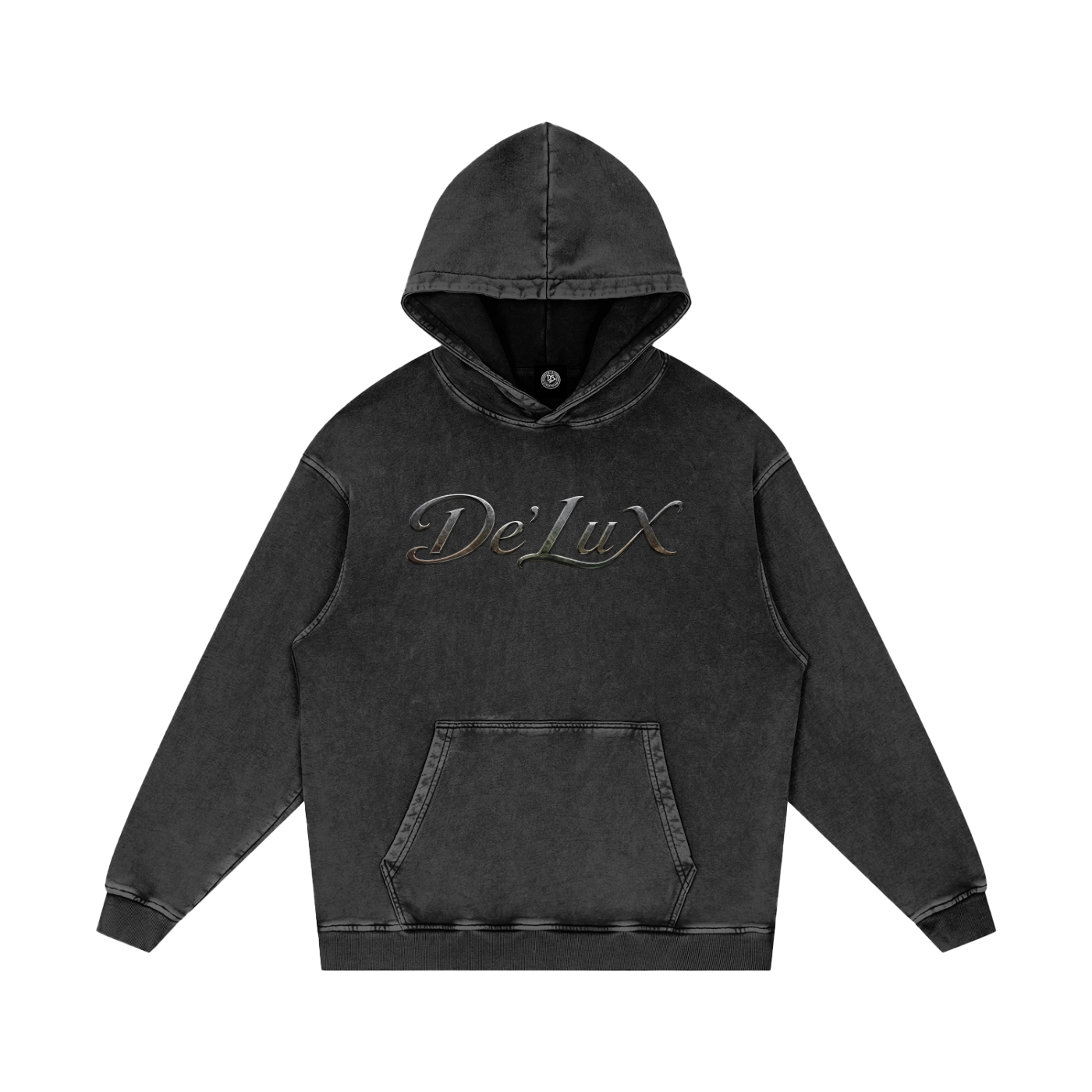 KING Snow Washed Loose Cotton Hoodie