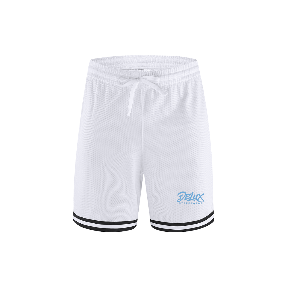 DeLuX Classic Stripe Trim Basketball Shorts