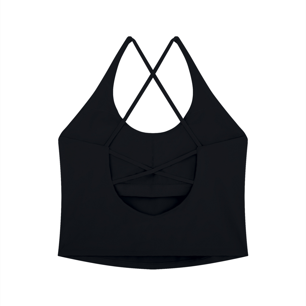 DeLuX Women's Tight Halter Yoga Tank Top