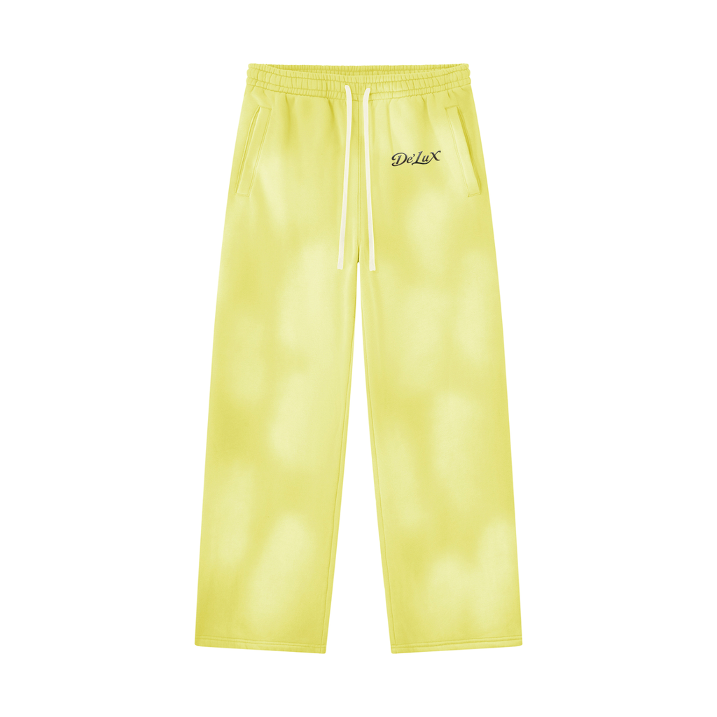DeLuX Sunfade Wide Leg Fleece Sweatpants