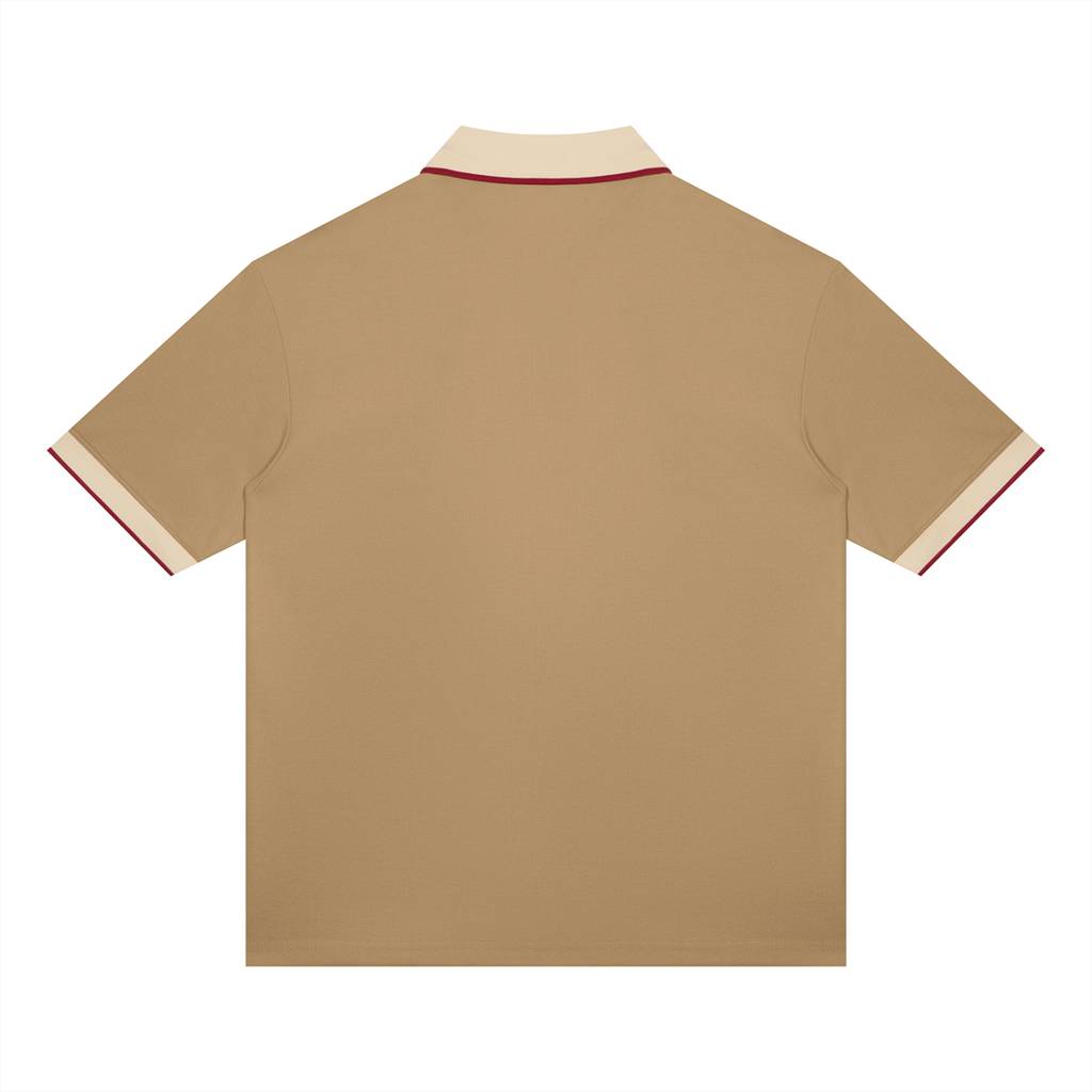 DeLuX  Color Block Polo Shirt