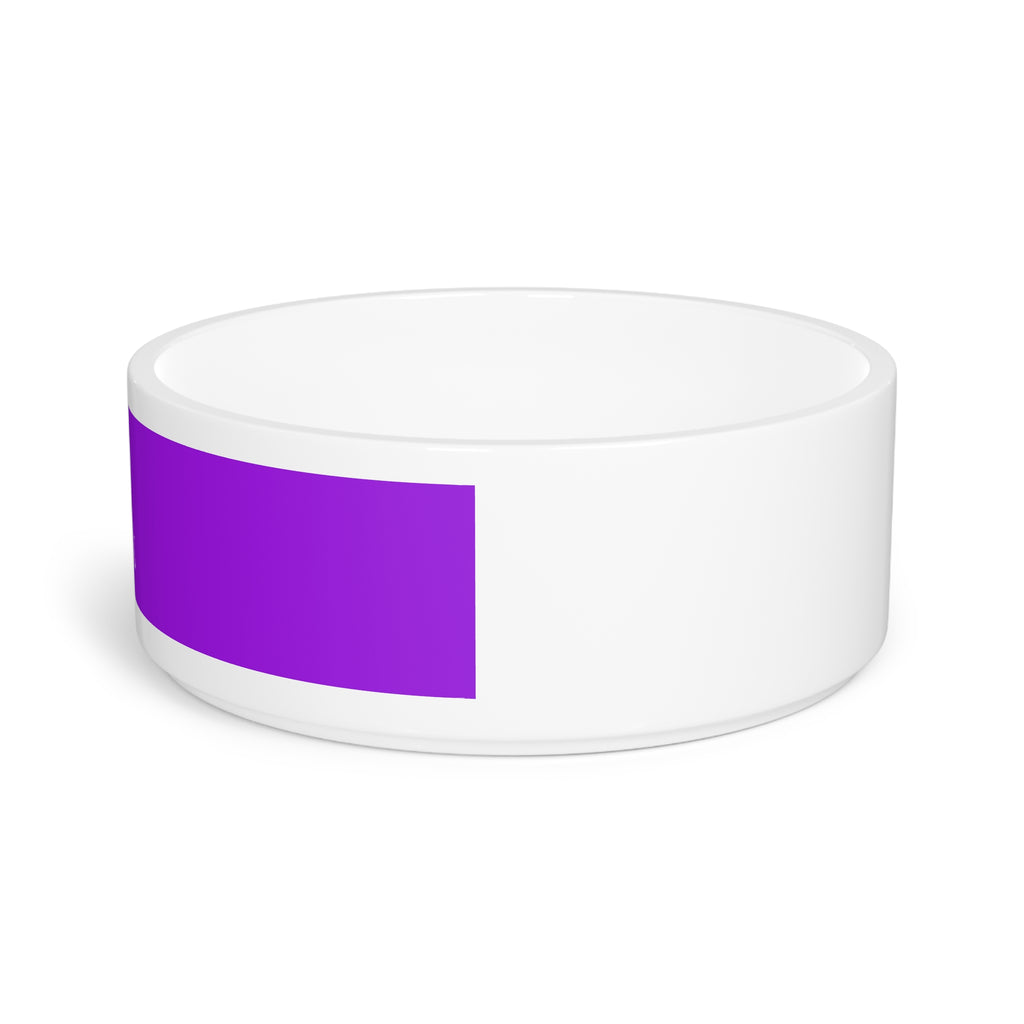 Pet Bowl — De'LuX Purple Butterfly Ceramic Pet Bowl