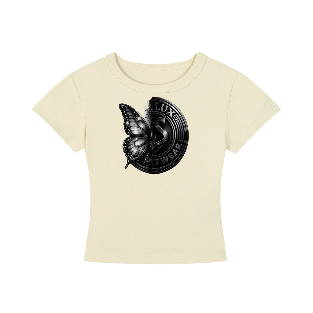 DeLuX Butterfly Women's Cropped T-Shirt