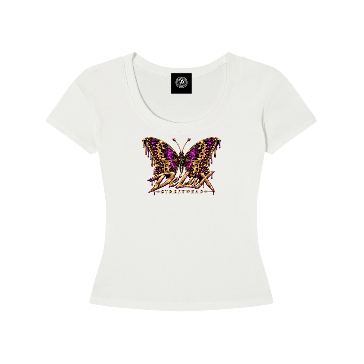 DeLuX Women's Longline Slim-Fit T-Shirt