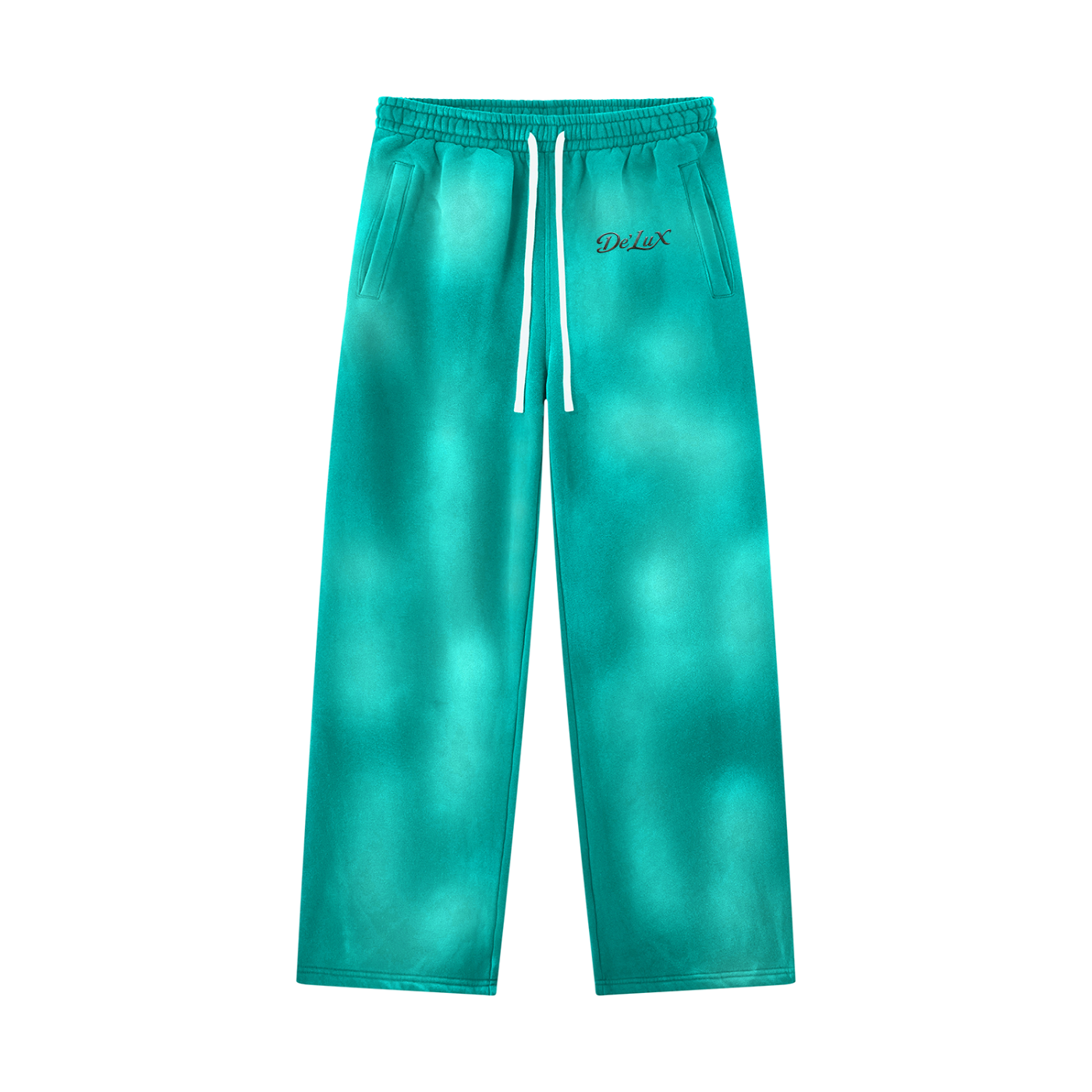 DeLuX Sunfade Wide Leg Fleece Sweatpants