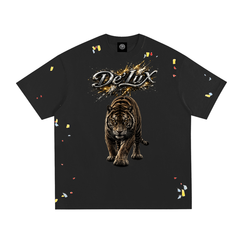 Tiger Paint Splatter T-Shirt