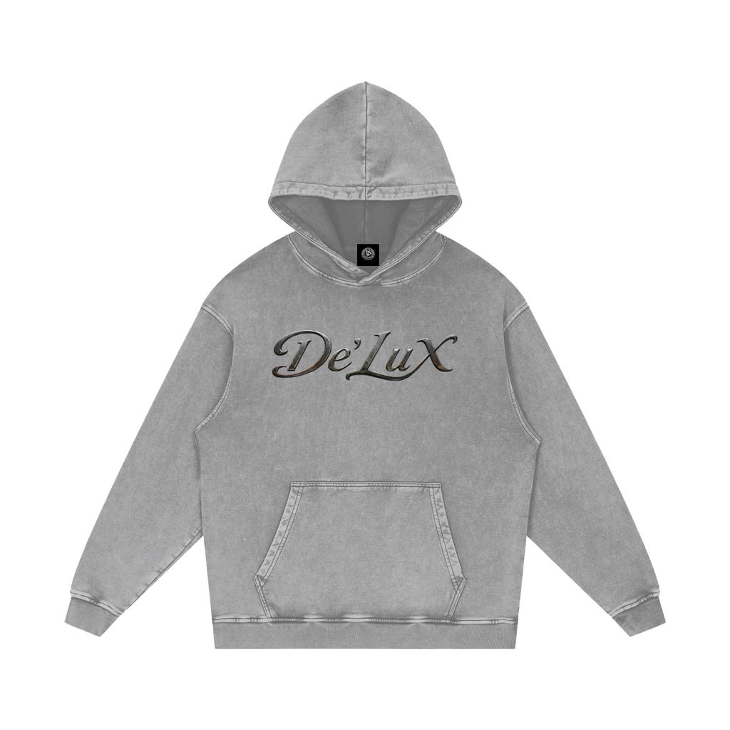 KING Snow Washed Loose Cotton Hoodie