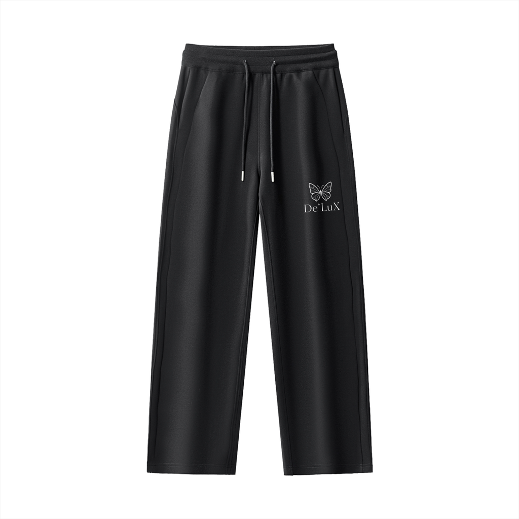 DeLuX Essential Drawstring Straight-Leg Sweatpants