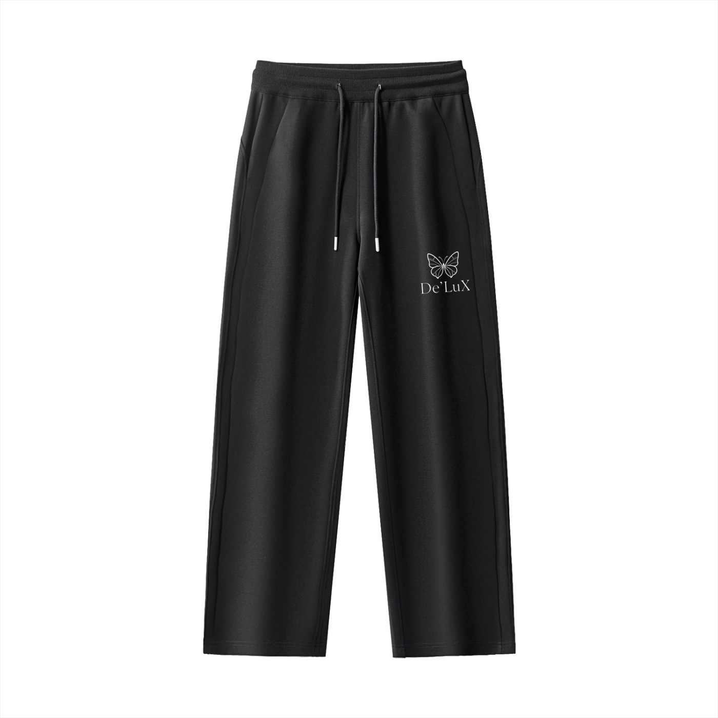 DeLuX Essential Drawstring Straight-Leg Sweatpants