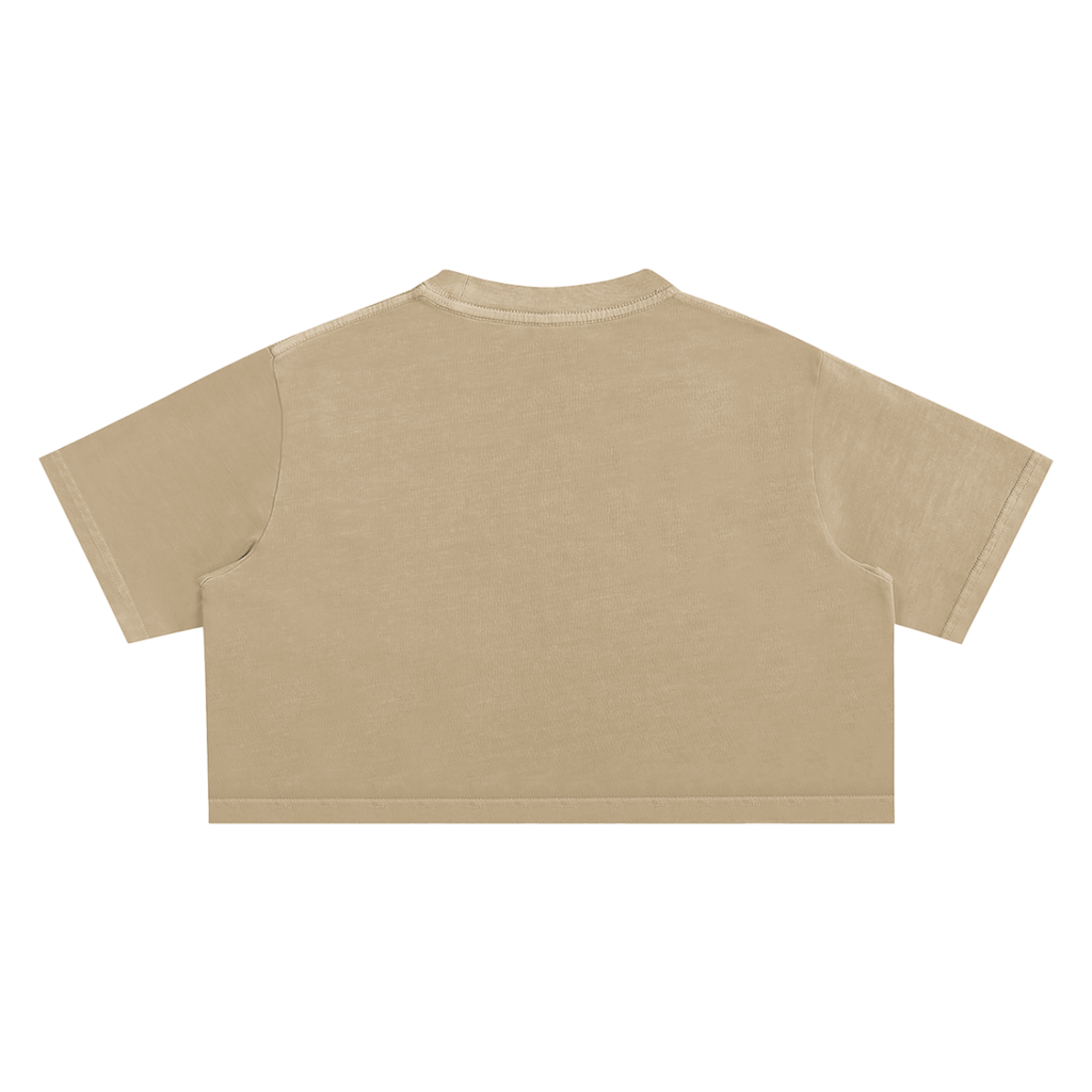 Panther Snow Washed Crop Top