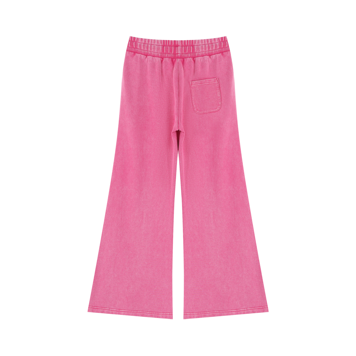 DeLuX Women’s Mineral Wash Flared Leg Sweatpants