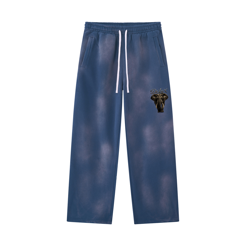 Elephant Sunfade Wide Leg Fleece Sweatpants
