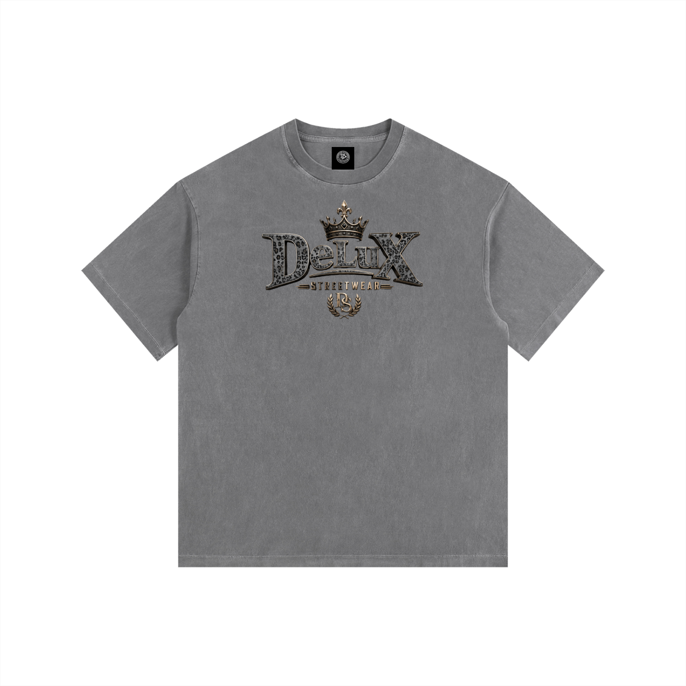 DeLuX Vintage Washed Oversized Cotton T-Shirt