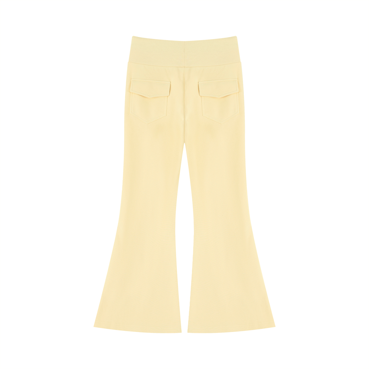 DeLuX Women's Drawstring Flared Leg Pants
