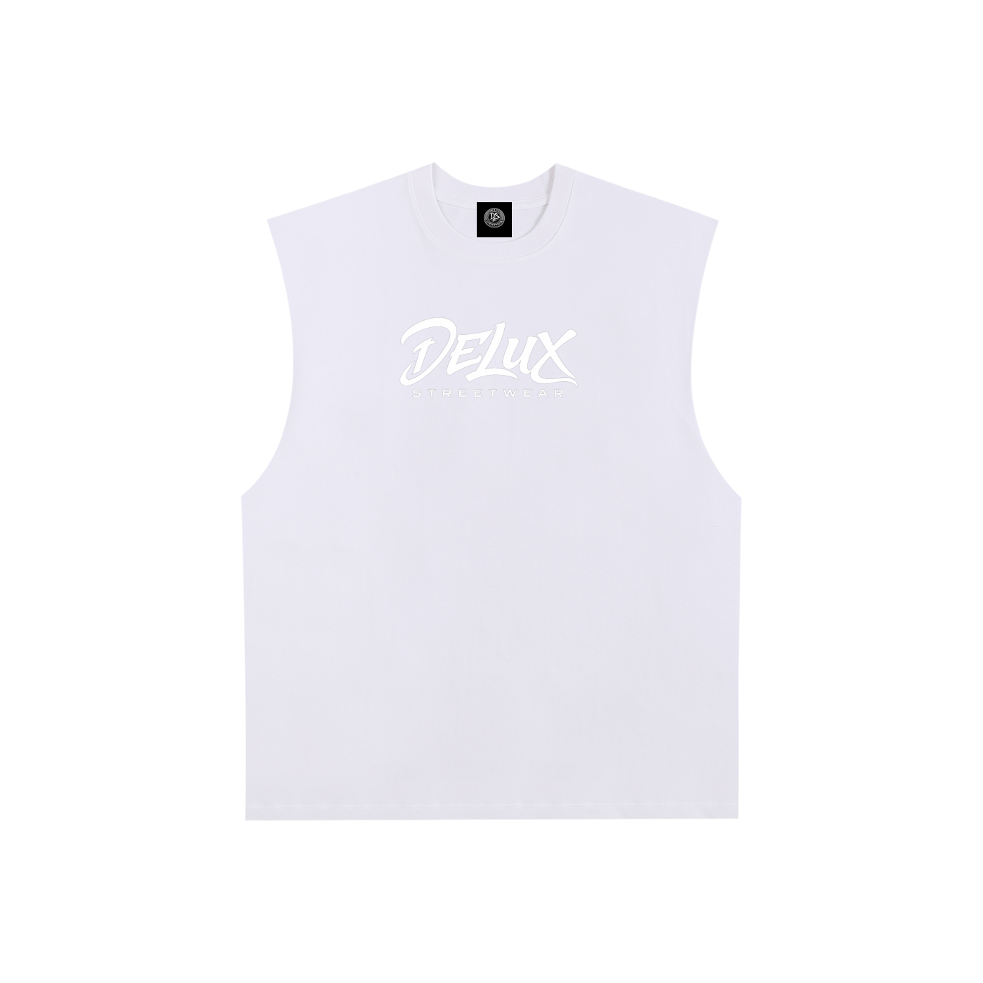 DeLuX Raw Edge Cotton Tank Top